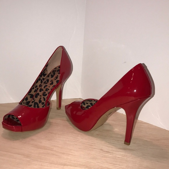 Jessica Simpson Josette Red Pumps 